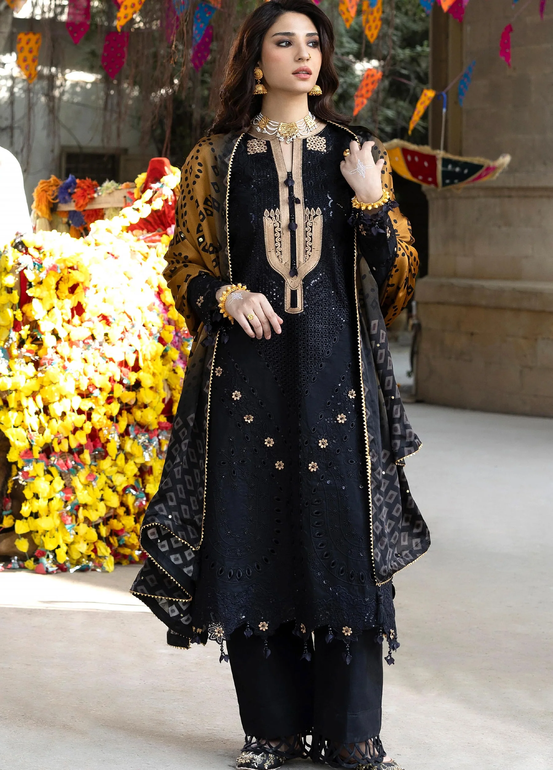 Bandhani Premium Lawn 2026 by Al Zohaib | D-6 - Image 4