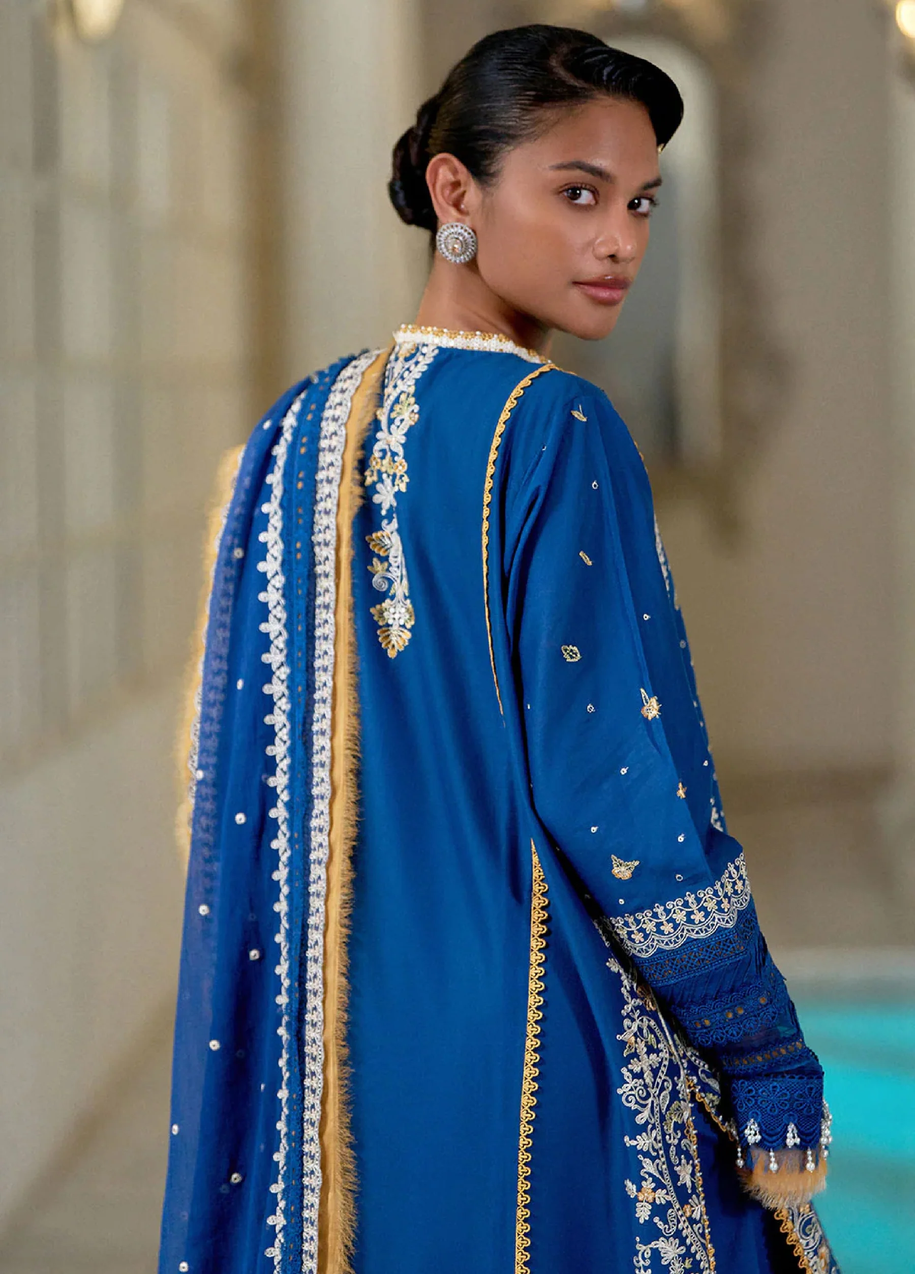 Sobia Nazir Luxury Lawn 2026 | Eid Collection | D-08 A - Image 3