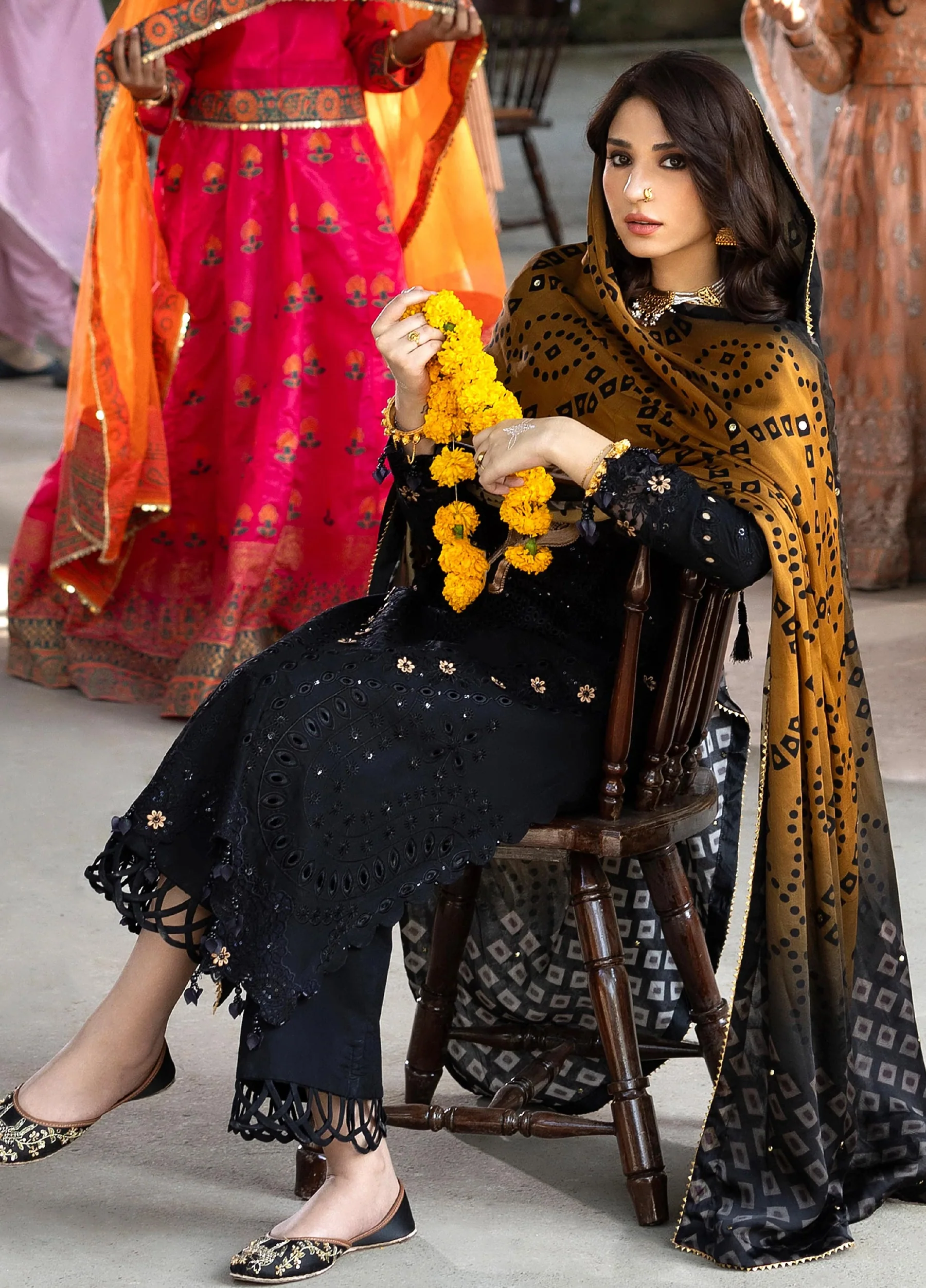 Bandhani Premium Lawn 2026 by Al Zohaib | D-6 - Image 3