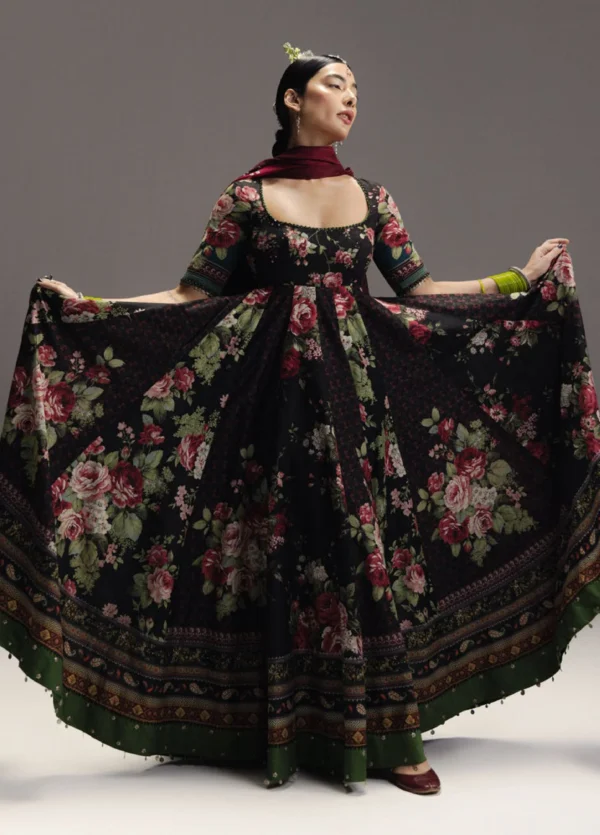 Alternative view of Anarkali Salwar Kameez Collection by Zara Shahjahan || Shehzadi-D5