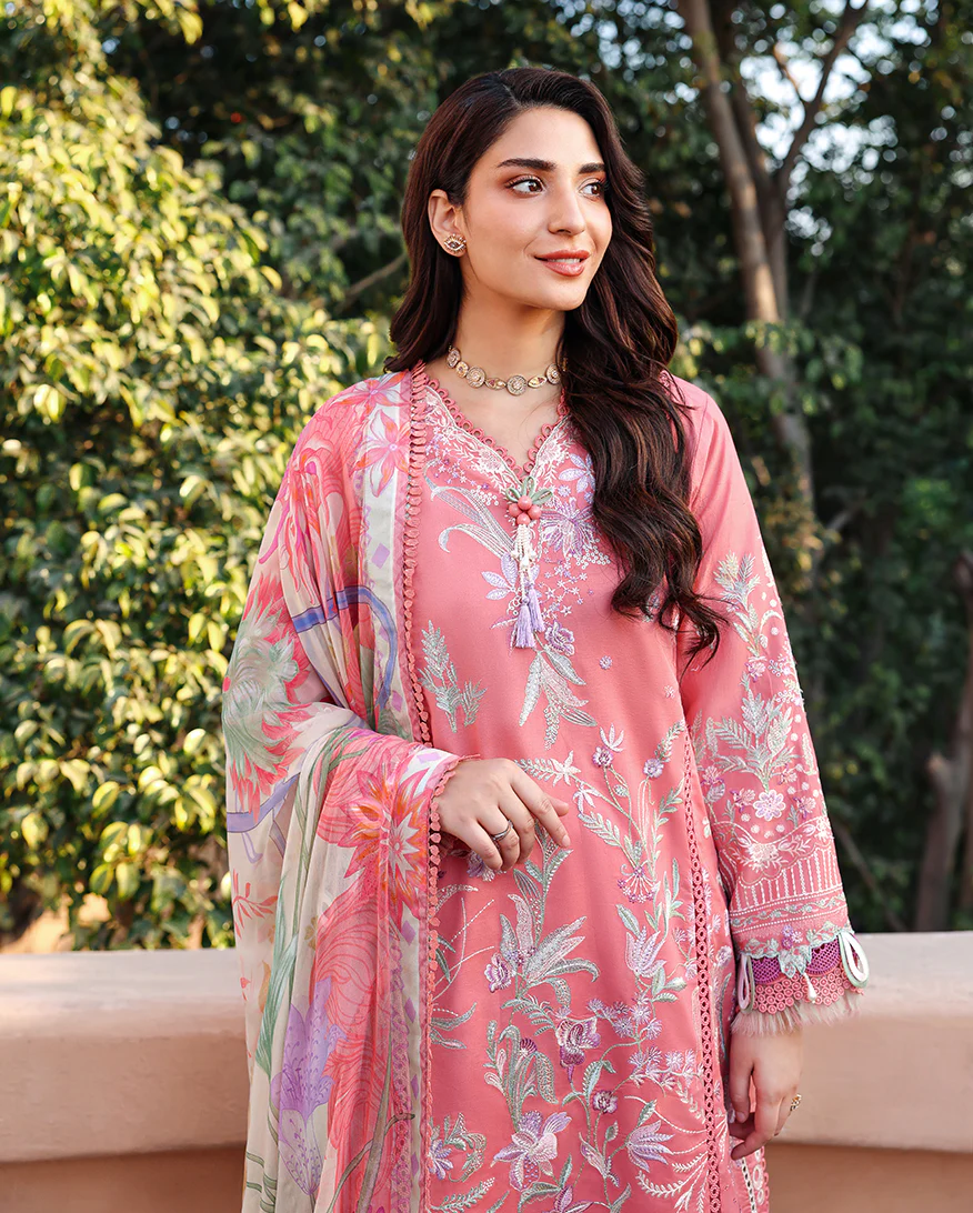 Roheenaz Summer Reverie | Luxury Lawn 2026 | Velora - Image 3