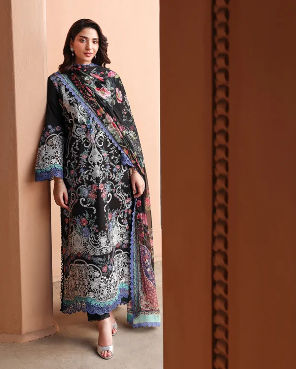 Alternative view of Roheenaz Summer Reverie | Luxury Lawn 2026 | Virella