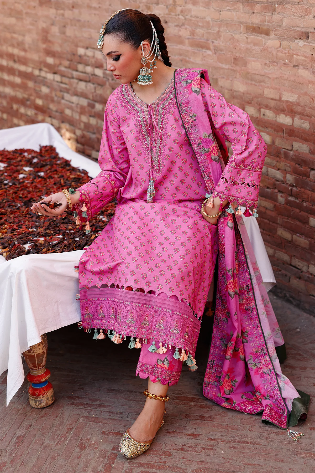 Chunri Lawn 2026 Vol 1 by Charizma || CH6-01 - Image 2