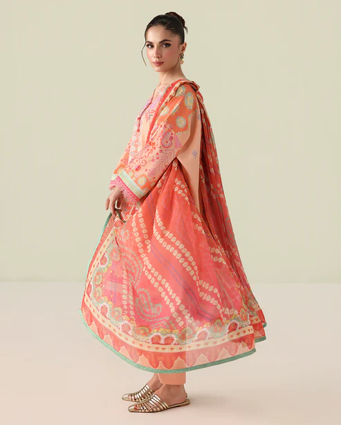 Rosette Lawn by Roheenaz || Warm Horizon - Image 6
