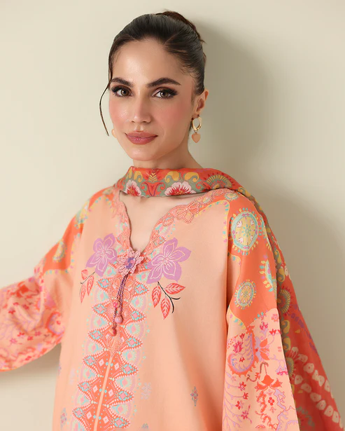Rosette Lawn by Roheenaz || Warm Horizon - Image 4