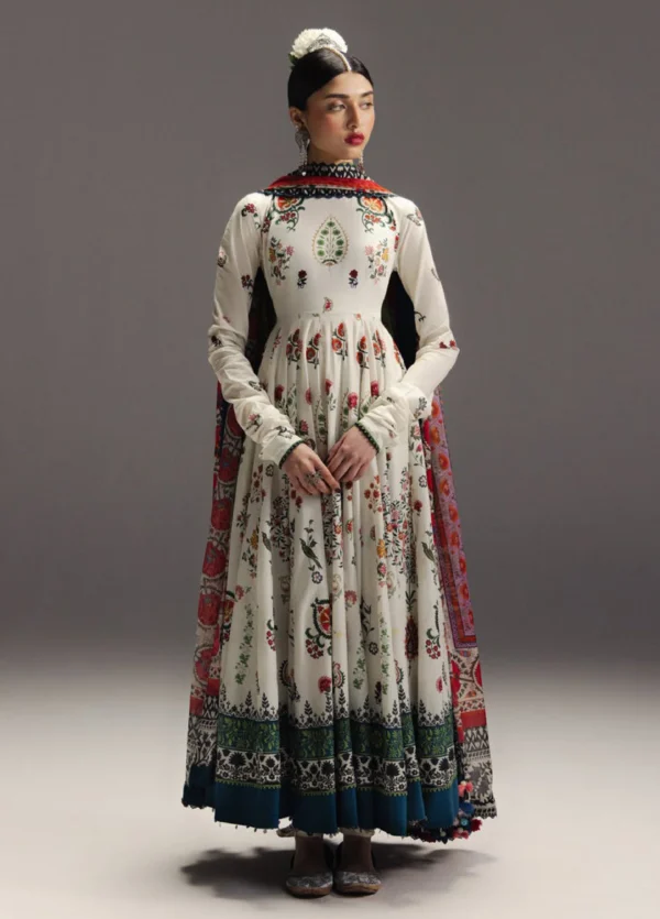 Anarkali Salwar Kameez Collection by Zara Shahjahan || Mehruba-D10