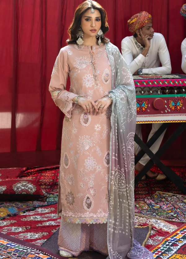Bandhani Premium Lawn 2026 by Al Zohaib | D-2