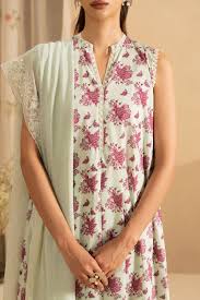 Cross Stitch Mahiri Lawn 2026 || PISTACHIO DUST - Image 3