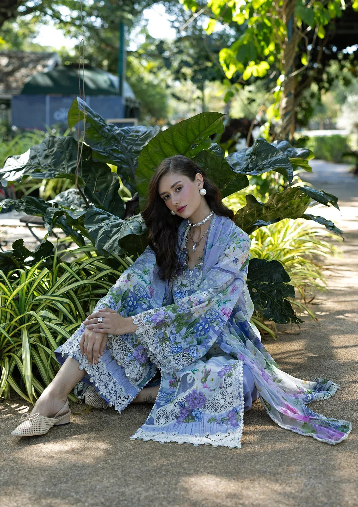 Elaf Signature Lawn 2026 || ESA-6A MOONLIT PETALS - Image 2