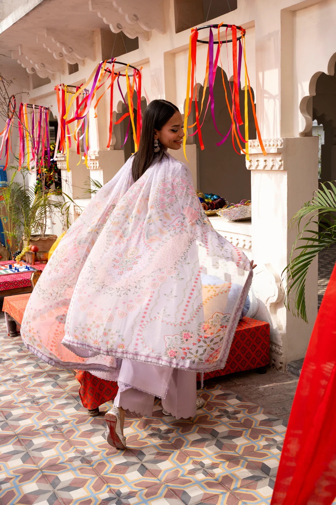 Basant Chikankari Lawn 2026 by Florent || FBC - 2B - Image 2