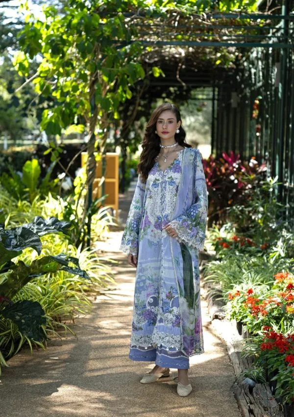 Elaf Signature Lawn 2026 || ESA-6A MOONLIT PETALS