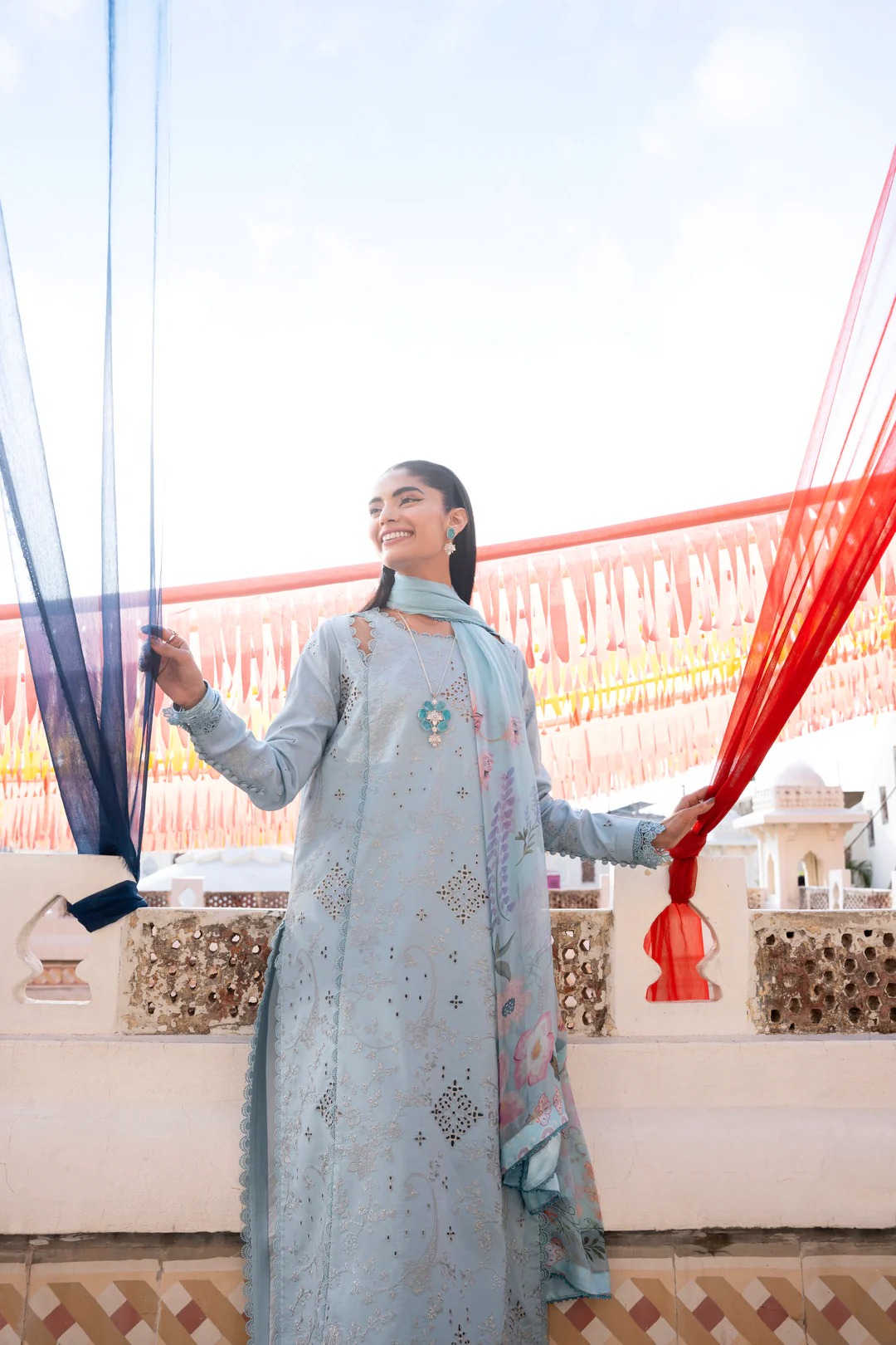 Basant Chikankari Lawn 2026 by Florent || FBC - 4B - Image 2