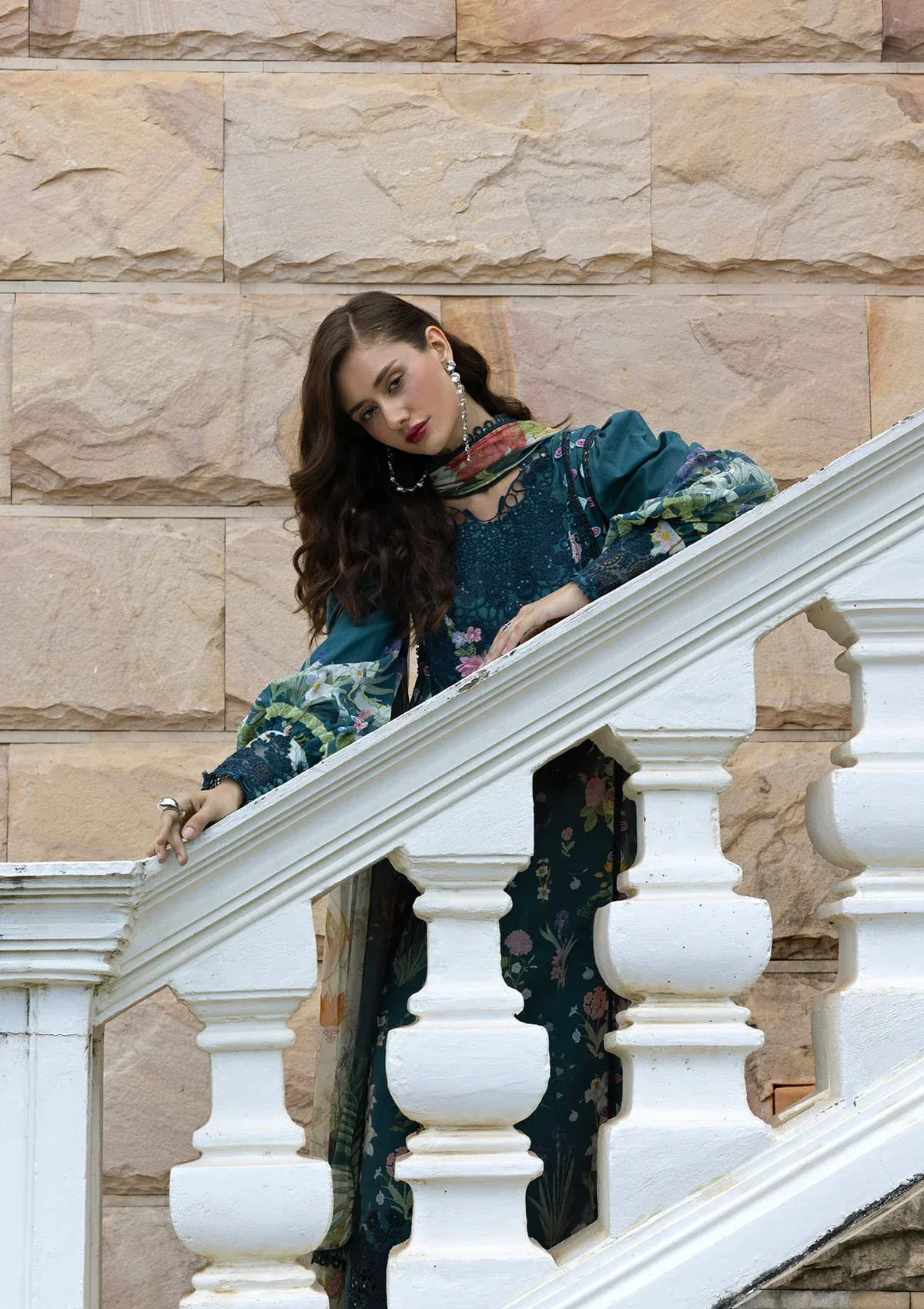 Elaf Signature Lawn 2026 || ESA-5A OCEANA VEIL - Image 4