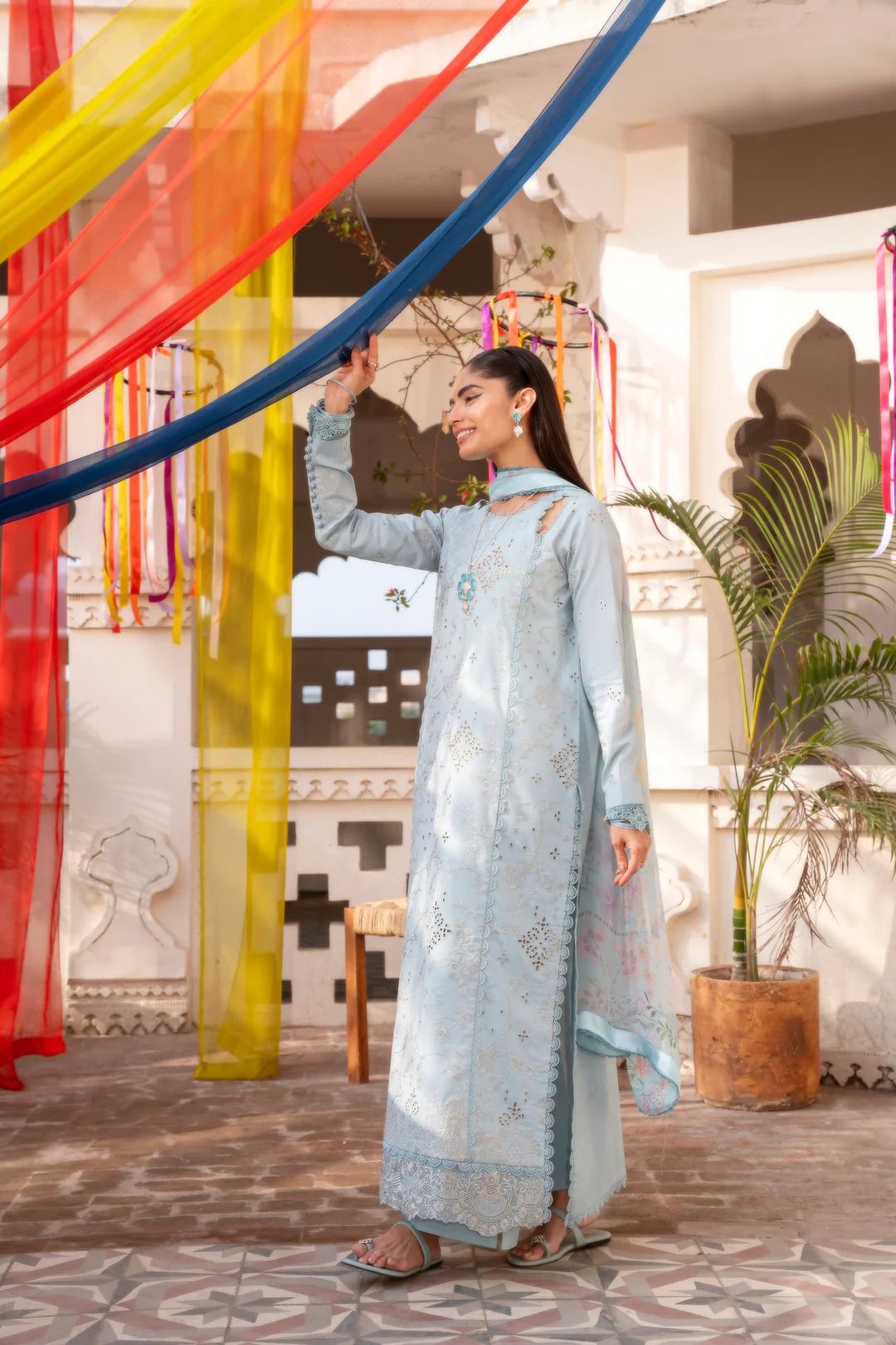 Basant Chikankari Lawn 2026 by Florent || FBC - 4B - Image 3