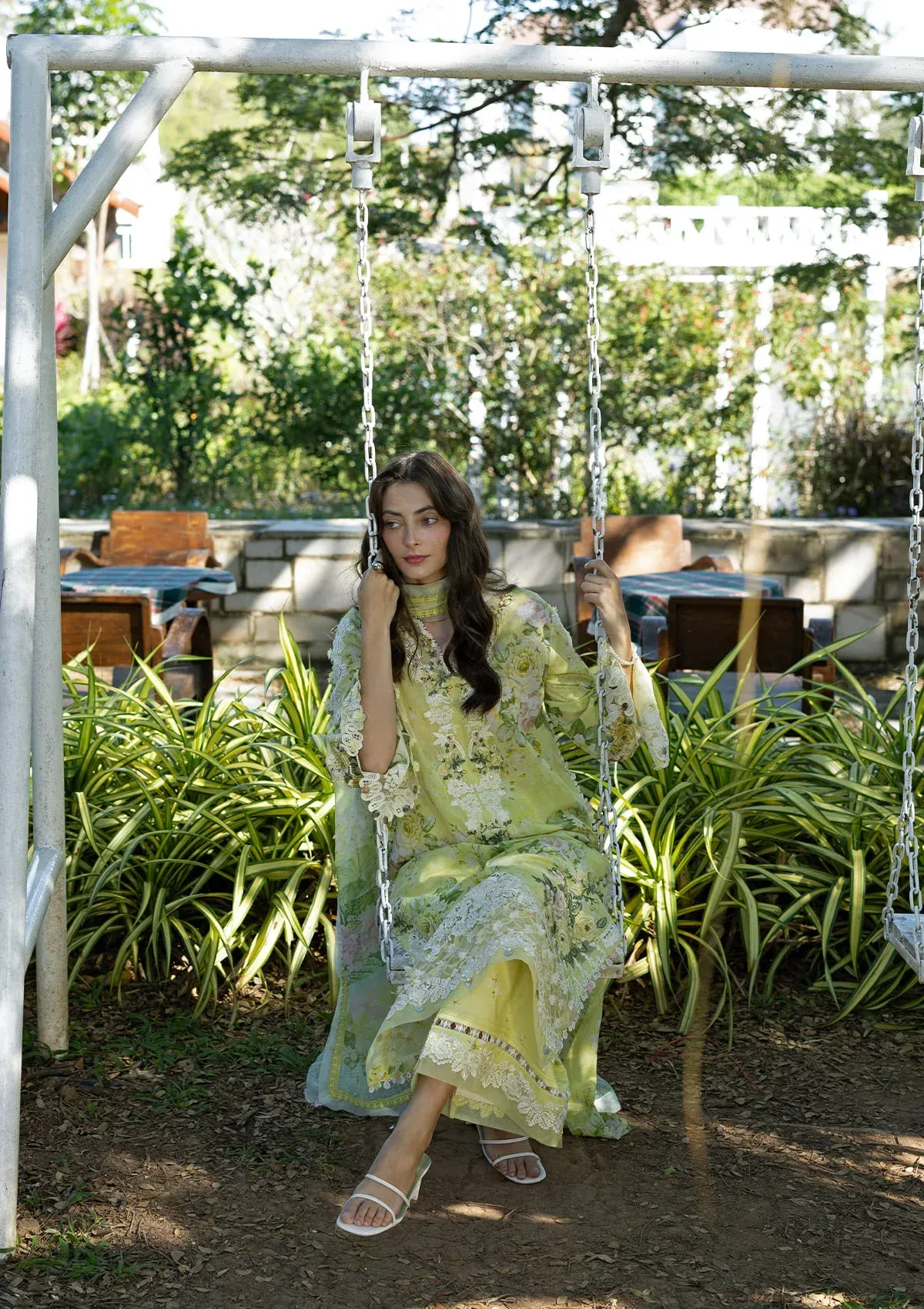 Elaf Signature Lawn 2026 || ESA-7A IVORY SEASON - Image 3
