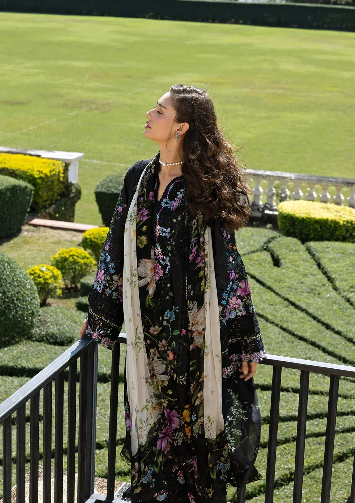 Elaf Signature Lawn 2026 || ESA-1B BLACK THRONE - Image 4