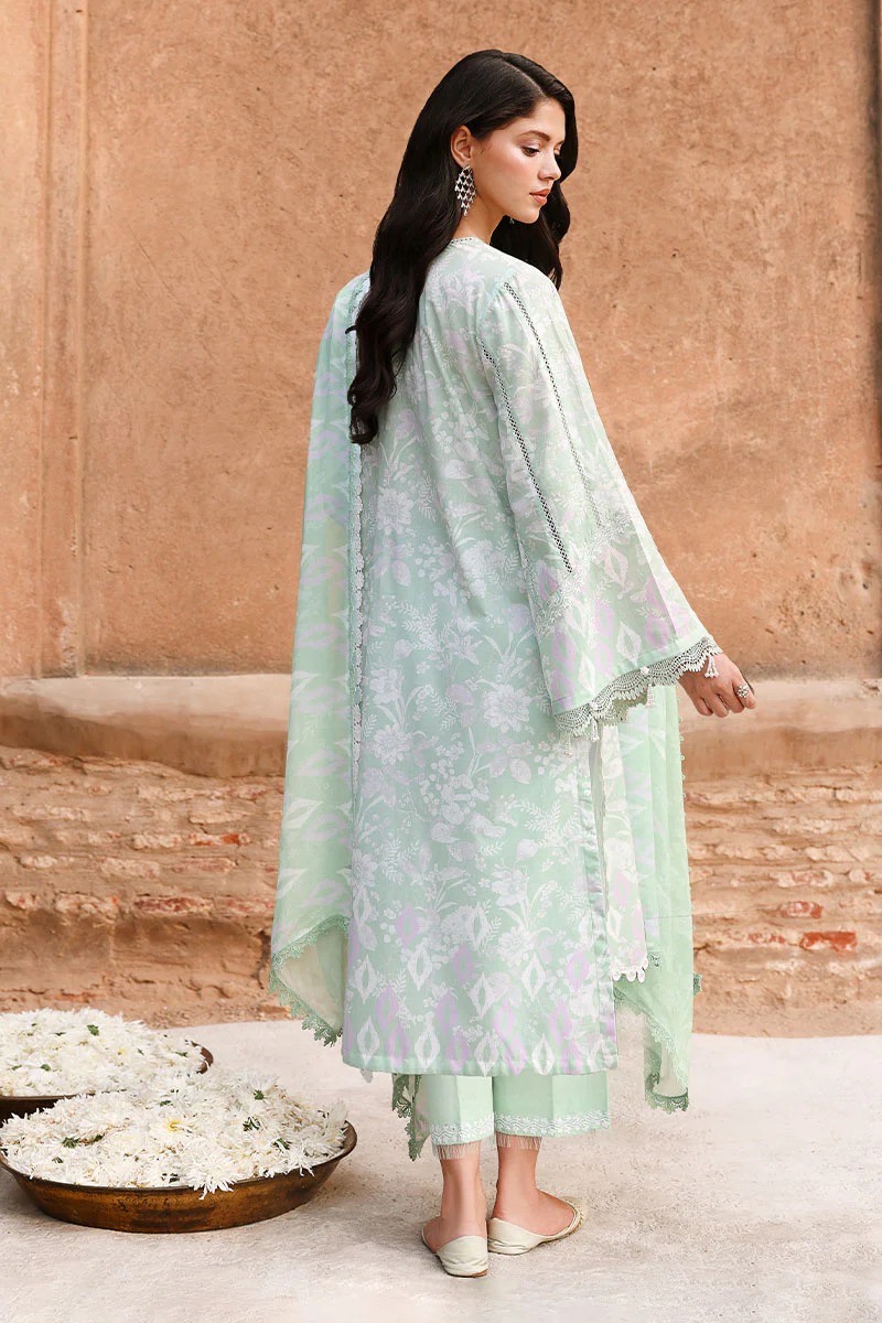 Cross Stitch Eid Lawn 2026 || SAGE GREEN - Image 3