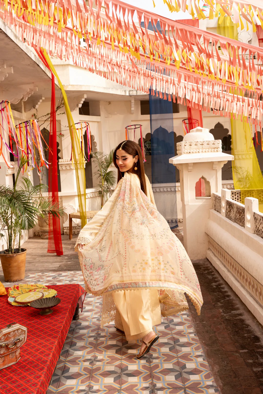 Basant Chikankari Lawn 2026 by Florent || FBC - 2A - Image 4