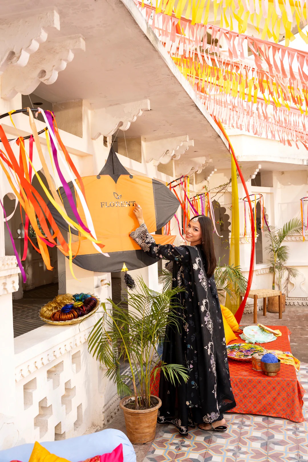 Basant Chikankari Lawn 2026 by Florent || FBC - 8A - Image 4