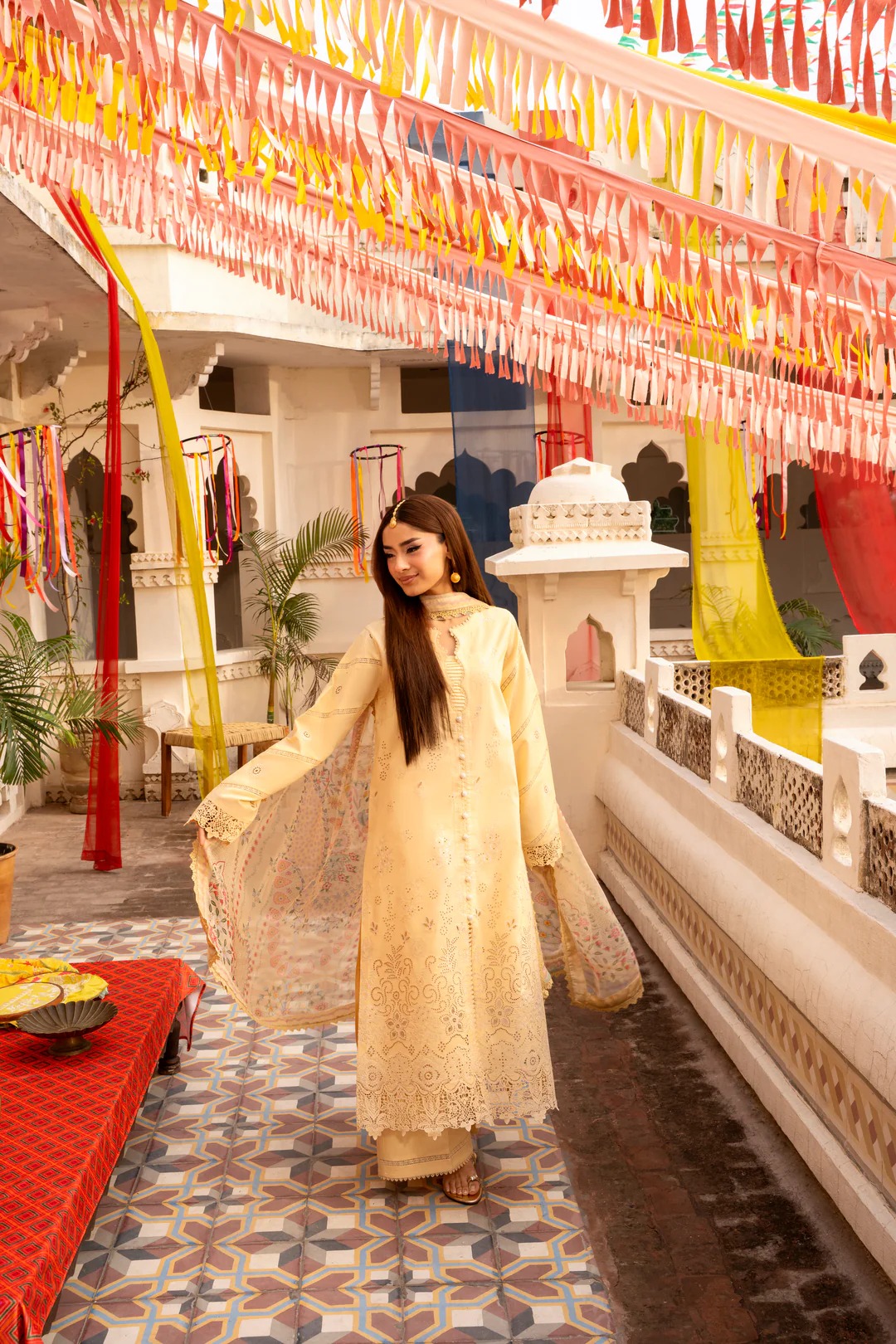Basant Chikankari Lawn 2026 by Florent || FBC - 2A