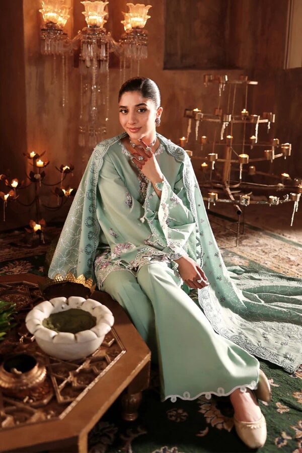 Alternative view of Cross Stitch Eid Lawn 2026 || MEADOW MUSE