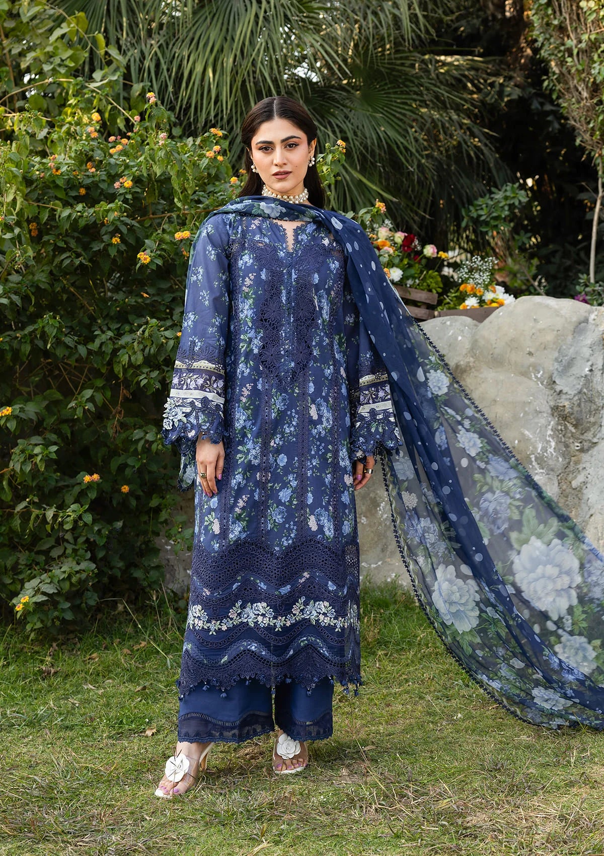 Chikankari Prints Lawn 2026 by Elaf || ERC-3B NEEL - Image 3