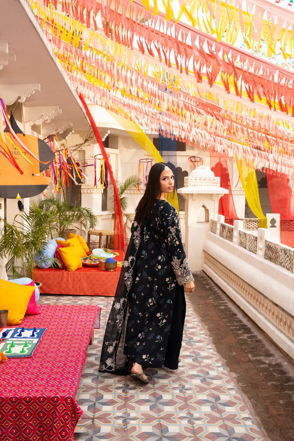 Basant Chikankari Lawn 2026 by Florent || FBC - 8A - Image 2