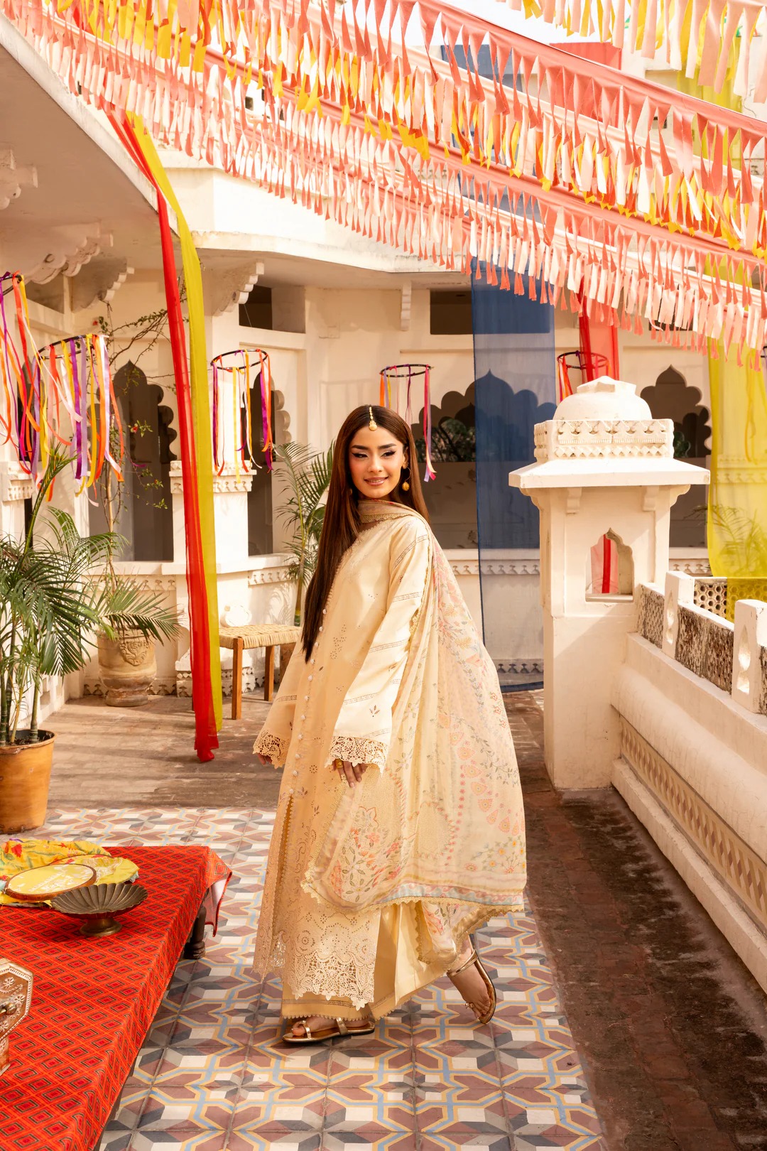 Basant Chikankari Lawn 2026 by Florent || FBC - 2A - Image 2