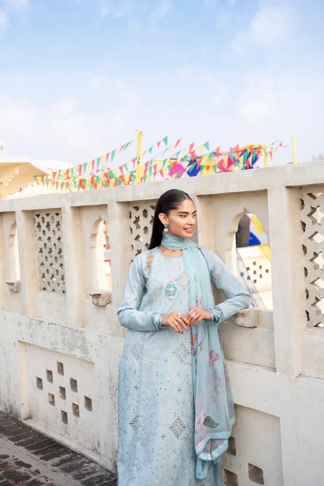 Basant Chikankari Lawn 2026 by Florent || FBC - 4B