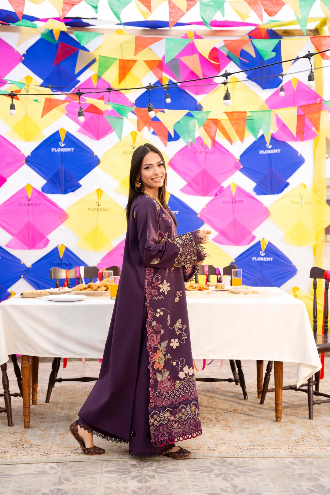 Basant Chikankari Lawn 2026 by Florent || FBC - 1A - Image 4
