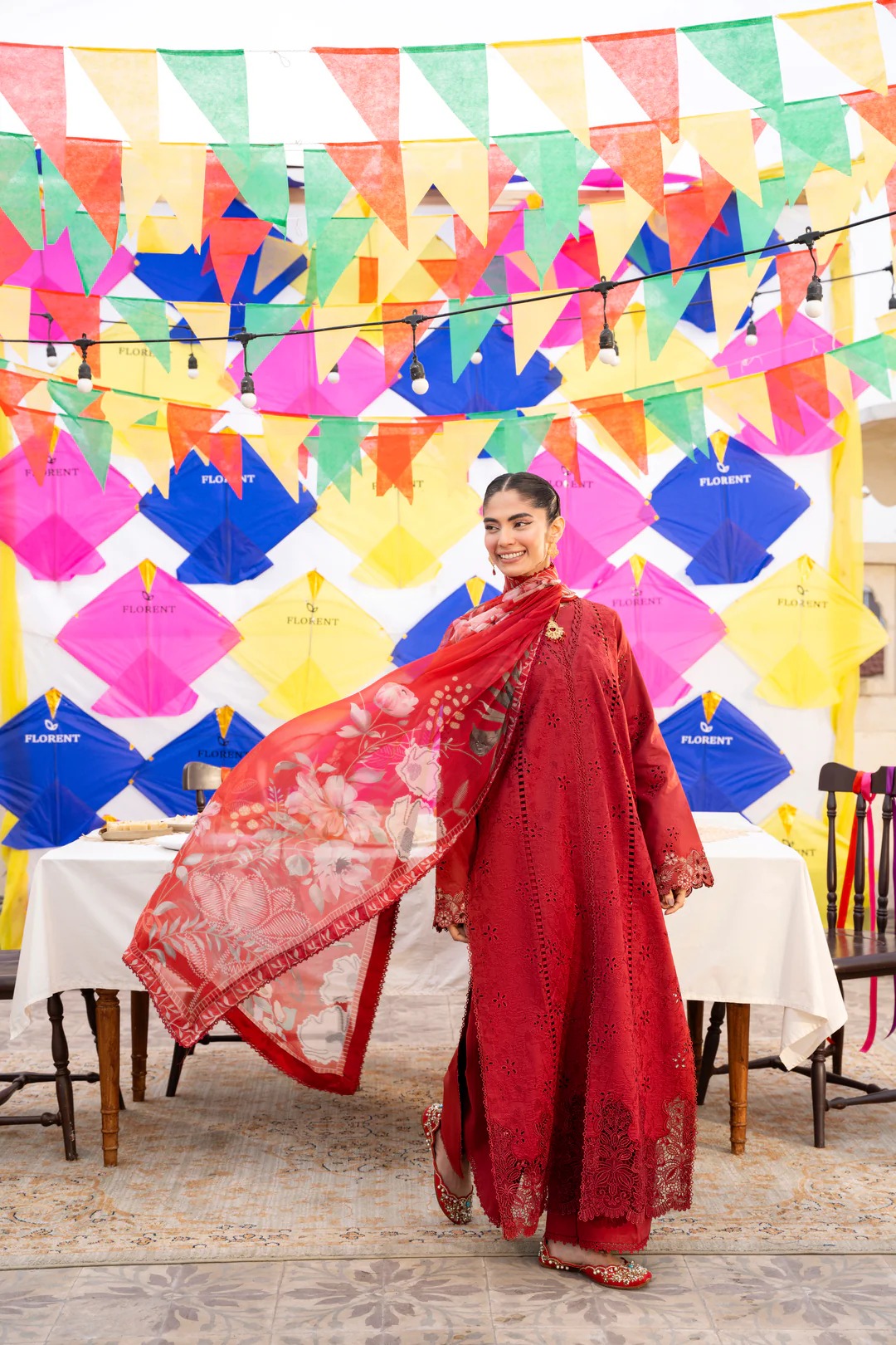 Basant Chikankari Lawn 2026 by Florent || FBC - 7A - Image 4