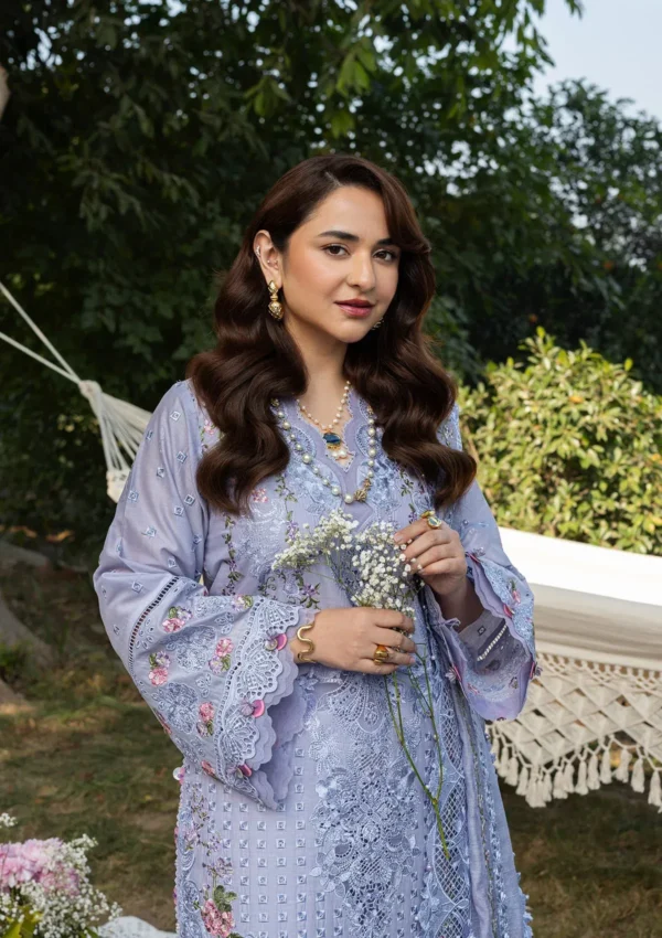 Alternative view of Elaf Luxury Lawn 2026 || ELY-3B PARADISE