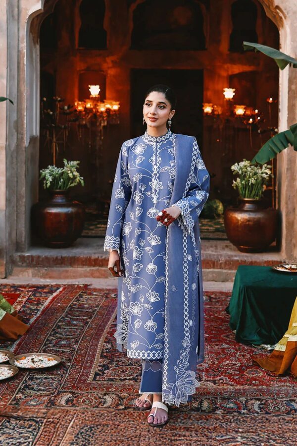 Cross Stitch Eid Lawn 2026 || ETHNIC BLUE