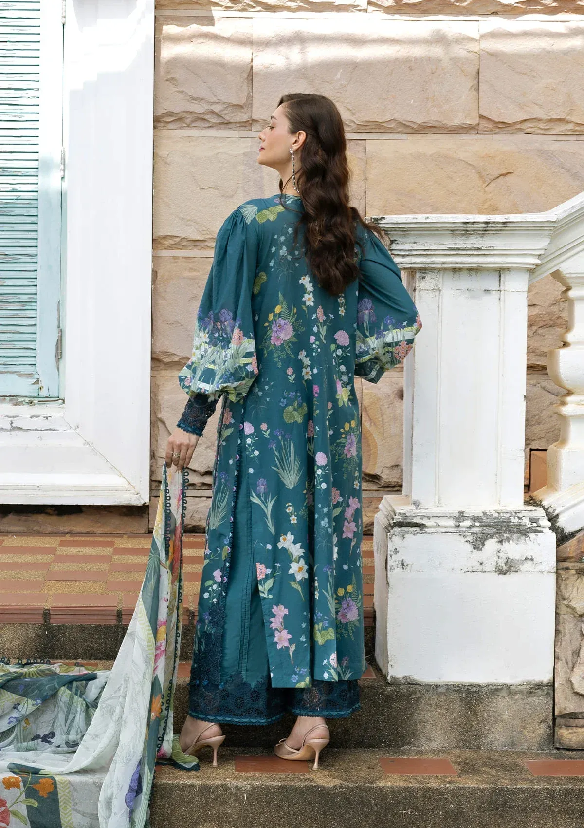 Elaf Signature Lawn 2026 || ESA-5A OCEANA VEIL - Image 5