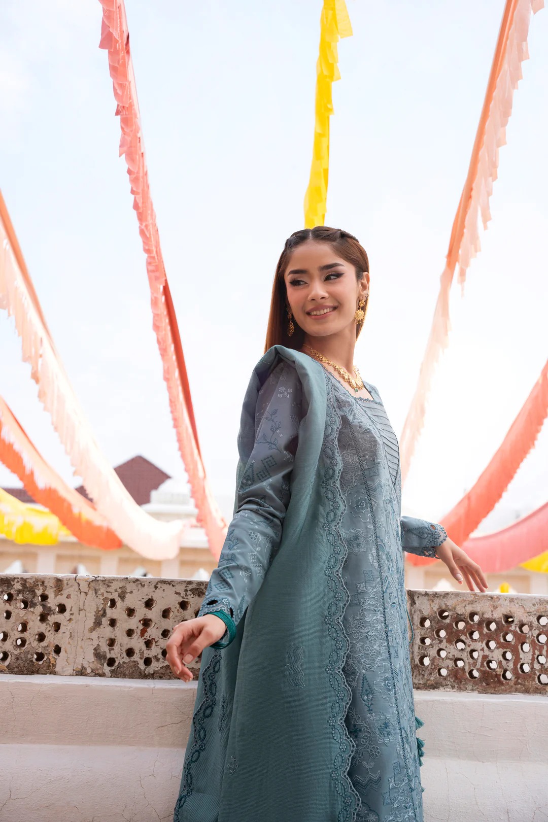 Basant Chikankari Lawn 2026 by Florent || FBC - 6B - Image 4