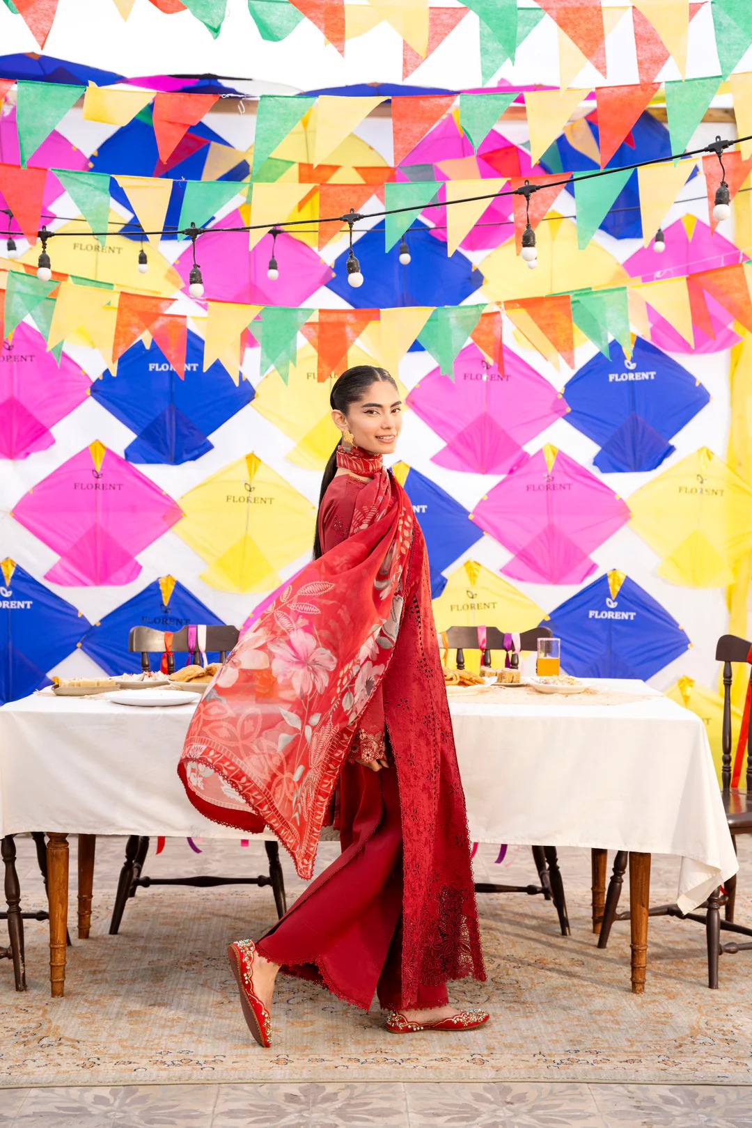 Basant Chikankari Lawn 2026 by Florent || FBC - 7A - Image 5