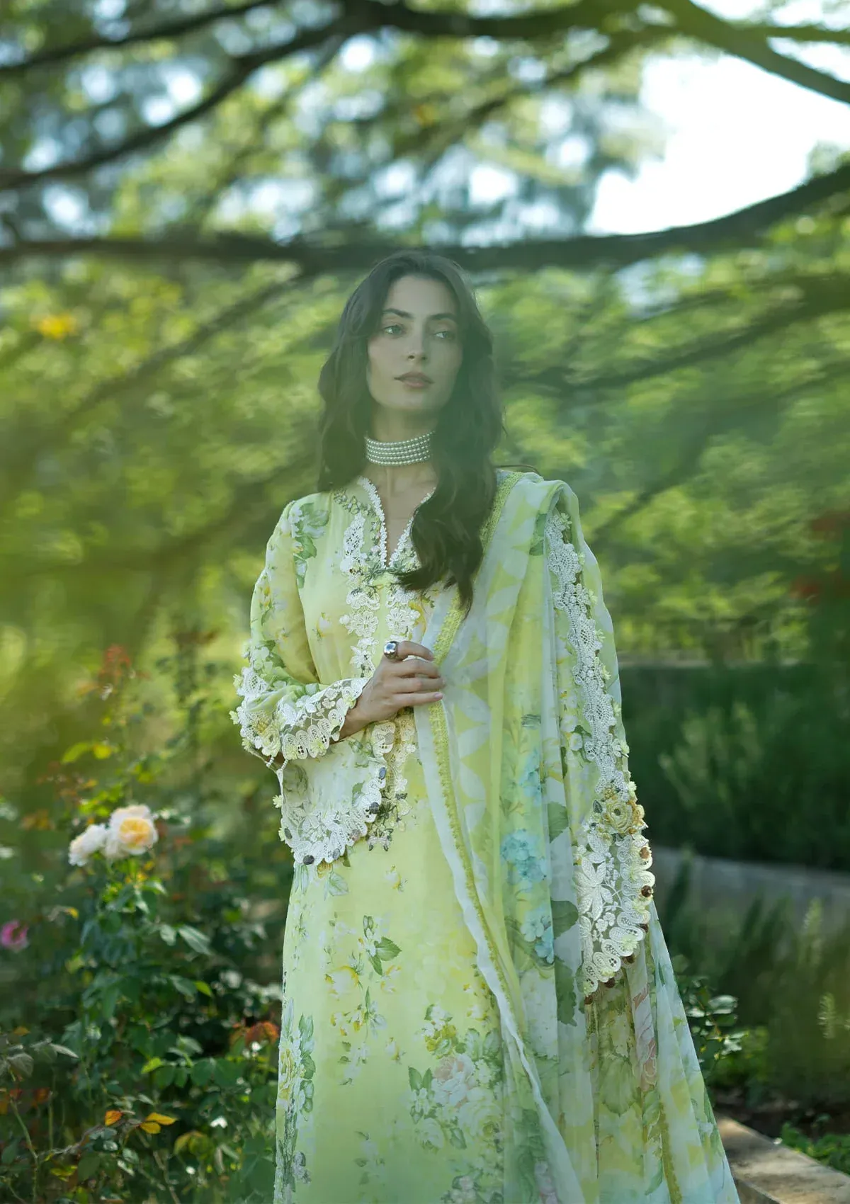 Elaf Signature Lawn 2026 || ESA-7A IVORY SEASON - Image 4