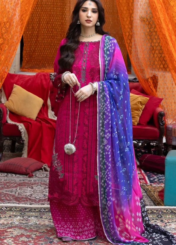 Bandhani Premium Lawn 2026 by Al Zohaib | D-5