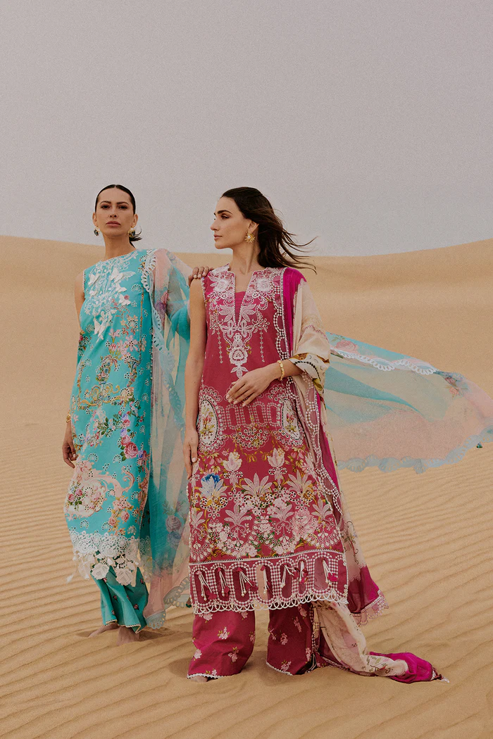Saira Rizwan Luxury Lawn 2026 | MEHRSA-SRL26-03 - Image 3