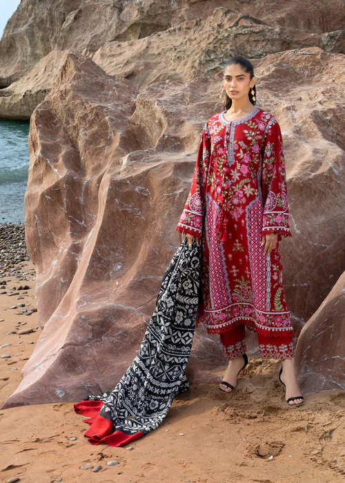 Sadaf Fawad Khan Siraa Lawn 2026 || Laal