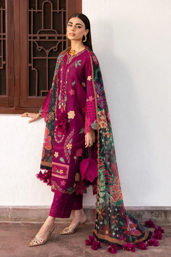 Shahkaar Luxury Eid Lawn 2026 by Jazmin || SL26-D01