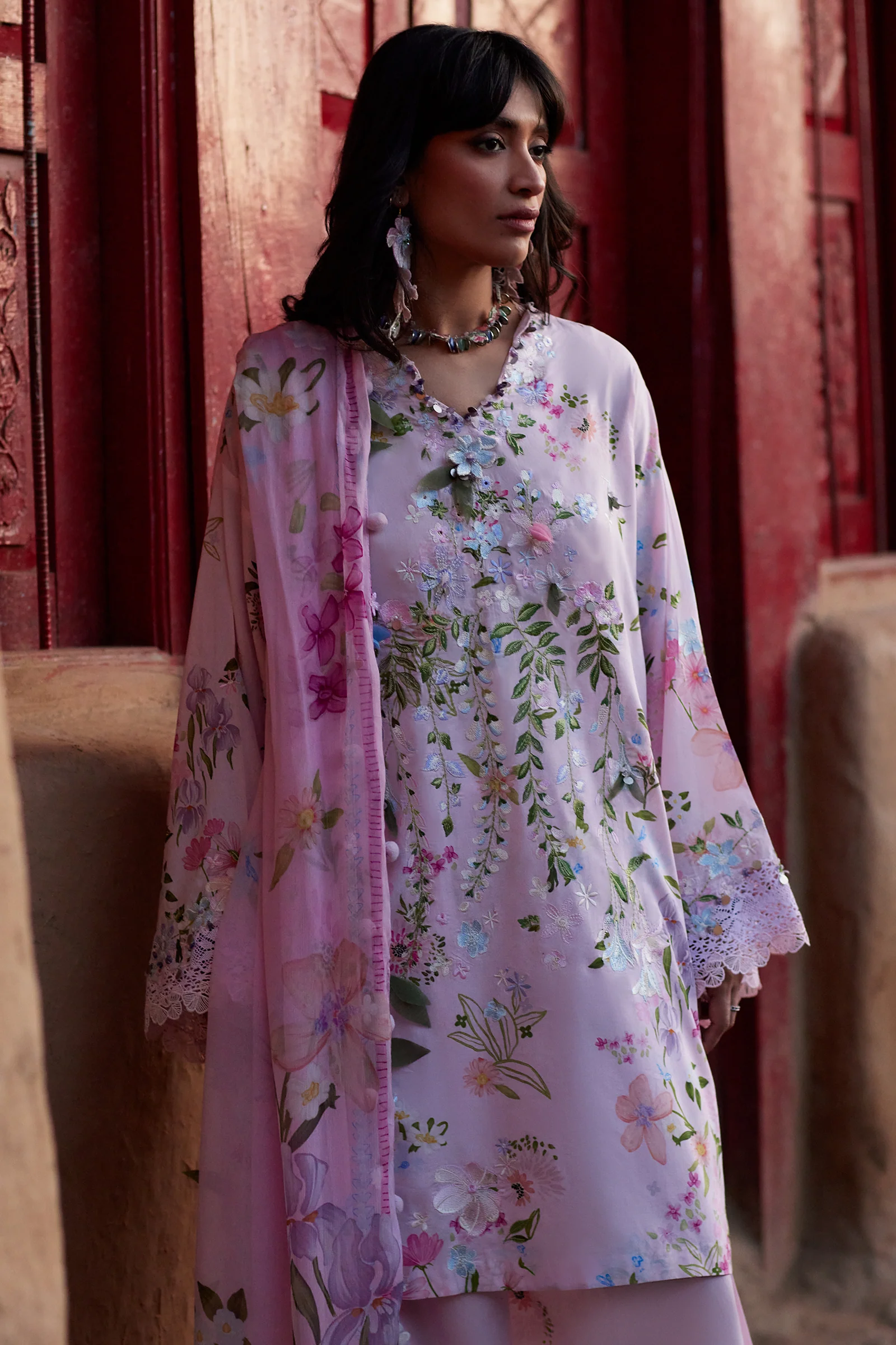 Zaha Summer Lawn Collection 2026 || ZL26-12 A