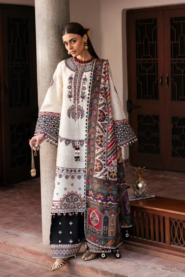 Shahkaar Luxury Eid Lawn 2026 by Jazmin || SL26-D02