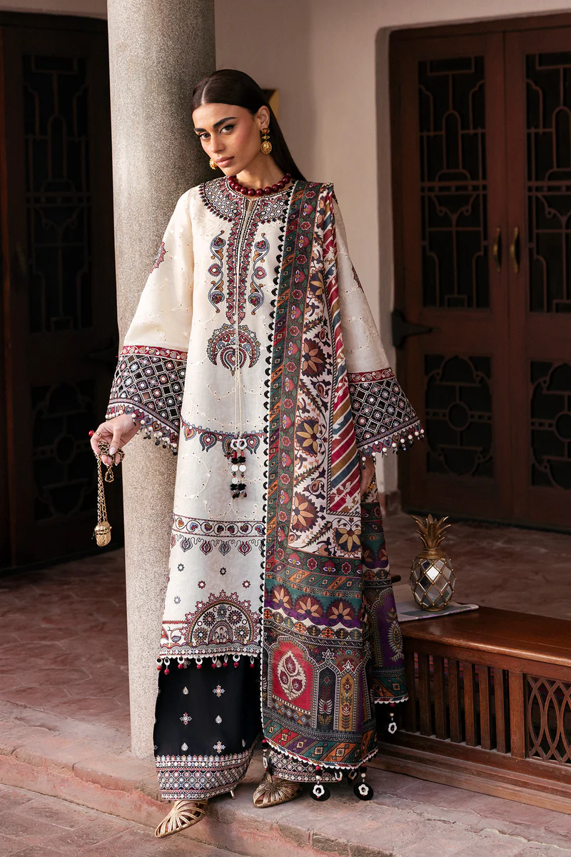 Shahkaar Luxury Eid Lawn 2026 by Jazmin || SL26-D02