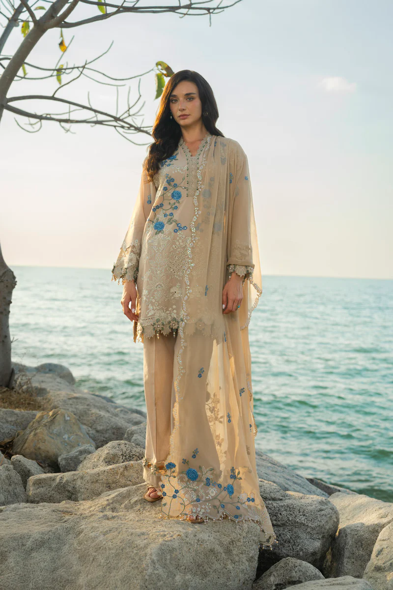 AlKaram Spring Summer 2026 Lawn || SL-22-26-Beige