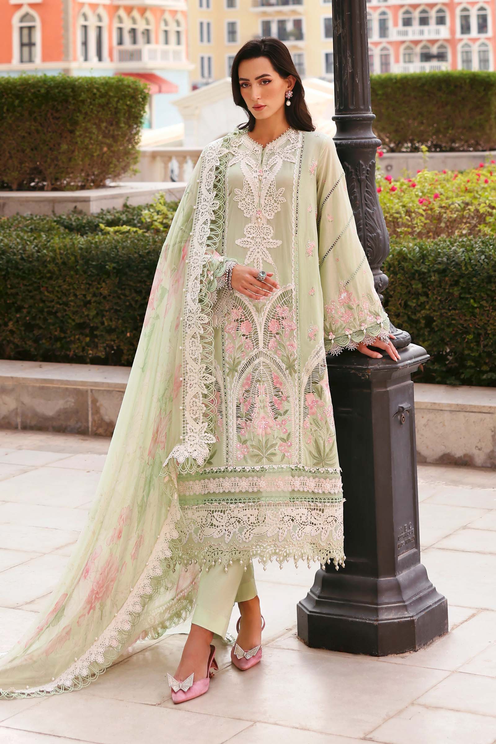 Maria B Eid Lawn 2026 || D-2611-A