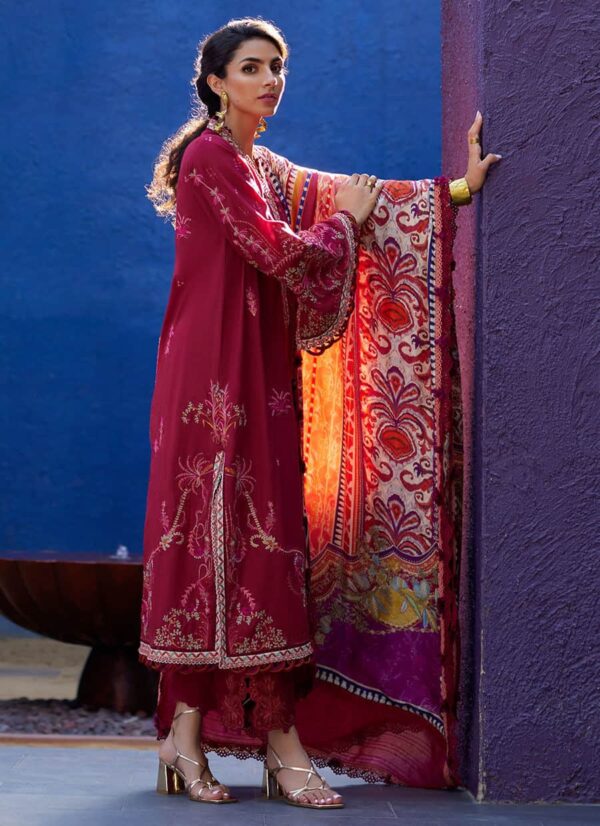 Alternative view of Farah Talib Aziz Lawn 2024 | Suay | FTA-02