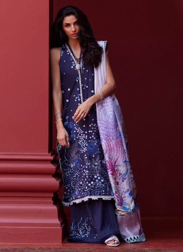 Alternative view of Farah Talib Aziz Lawn 2024 | Suay | FTA-04