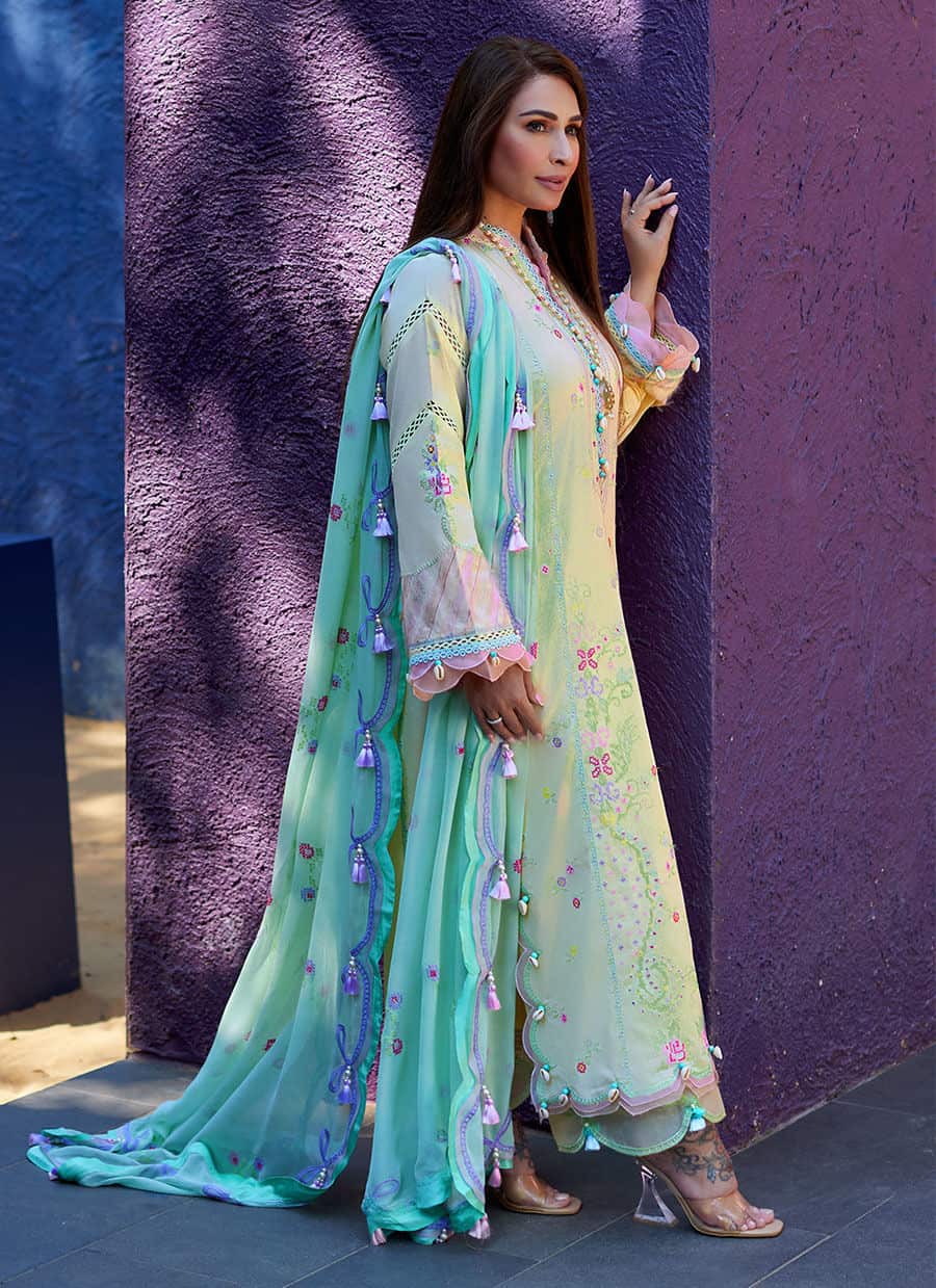 Farah Talib Aziz Lawn 2024 | Suay | FTA-11-24 - Image 2
