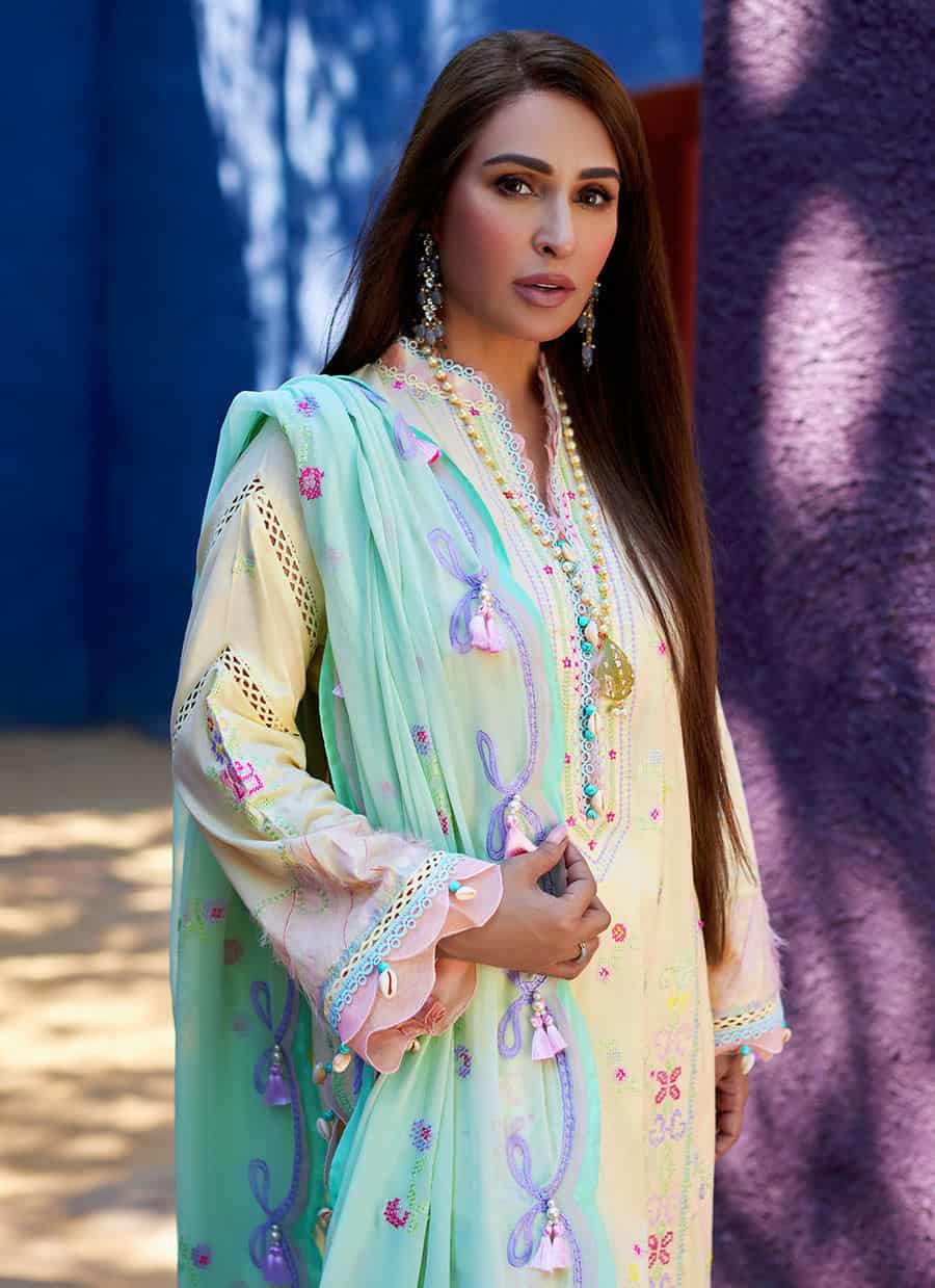 Farah Talib Aziz Lawn 2024 | Suay | FTA-11-24 - Image 5